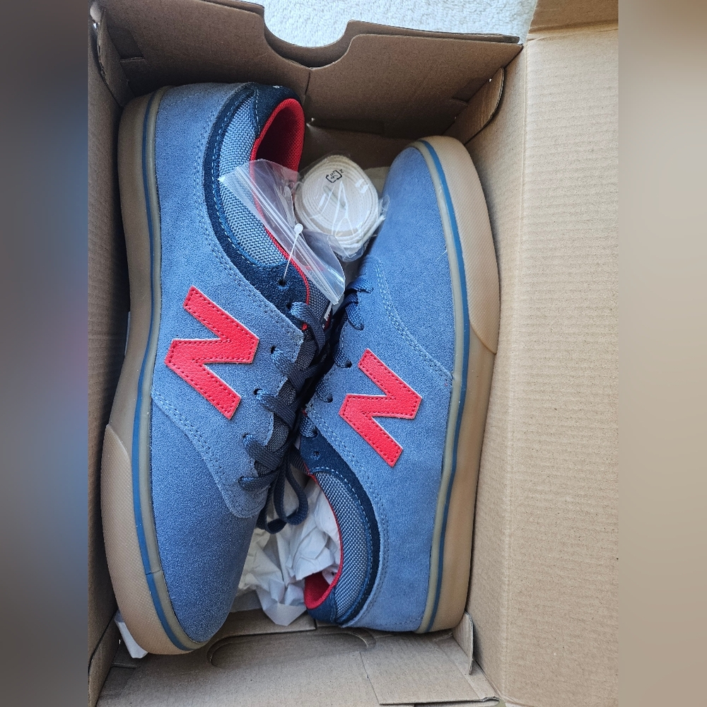 *NEW* BALANCE Men's NUMERIC QUINCY-NM254 RGD Blue Skating shoes Numeric Quincy